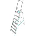 libellula 7 gradini 1. 52mt scalandrino in alluminio con cavalletto