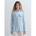 camicia comfort fit in denim chiaro