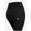 pantaloni push up wr. up clessidra vita alta traspiranti nero donna xxs