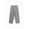 pantaloni larghi a motivo stampato