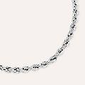 bracciale catena gentleman argento rodiato collezione gentleman bianco