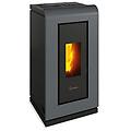 stufa a pellet 11 9 kw king 14. 0 antracite cod. 2000059040