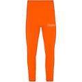 pantaloni da uomo e donna in poliammide arancio da calcio