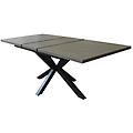 milanihome. it tavolo da pranzo allungabile di design cm 90 l x 160 p x 75 hdi antracite 160 x 75 x