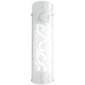 luce ambiente design applique led neoclassico jasmine 8w bianco ip20 640 lumen