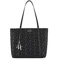 a x borsa shopping logo floccato