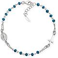 bracciale con charms fissi donna argento 925 gioiello rosari brobbl3