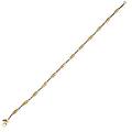 bracciale donna in oro giallo e bianco gl100045
