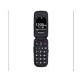 cellulare kx-tu446ex grigio per anziani tasto sos tasti grandi a conchiglia