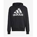 felpa con cappuccio french terry big logo nero bianco s