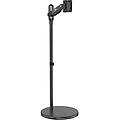 supporto da pavimento mobile per monitor/tv molla a gas 17 -35 2-10kg nero porta tv da terra con