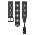 cinturino in silicone da 22 mm athletic 1 all black misura s+m