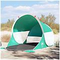- tenda da spiaggia pop-up verde mare impermeabile