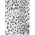 felpa cropped comfort fit animalier leopard animalier on white donna extra small
