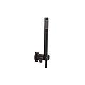 set doccia incasso tondo zdup094no nero opaco ottone