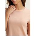 t-shirt regular con grafica oro chiaro mahogany rose donna extra large