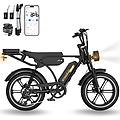??bici elettrica g19 pro app/nfc doppia batteria 90-120km 20×4