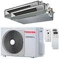 condizionatore canalizzabile u2 dual split 9000+9000 btu inverter a++ unità esterna 4 0 kw