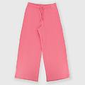 pantalone in seersucker da bambina rosa taglia 6
