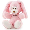 trudi peluche coniglio cremino rosa 26cm 18128