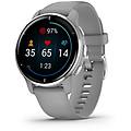 venu 2 plus gps wifi 43mm amoled grigio silver taglia unica resistenza acqua 5atm spo2