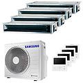 condizionatore canalizzabile quadri split 9000+9000+9000+12000 btu inverter a++ unità esterna