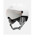casco fit impacts bianco con lente a specchio grigia donna m-l