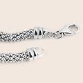 bracciale catena silver collection argento rodiato collezione silver collection bianco