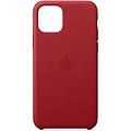 custodia in pelle rossa per iphone 11 pro