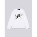 t-shirt a maniche lunghe con stampa