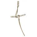 croce da donna in oro bianco 803321710116
