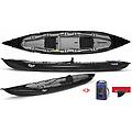 canoa gonfiabile rush 2 nera con pinna 045605-k