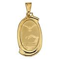 medaglia ciondolo da battesimo oro giallo 803321710093