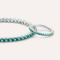 bracciale tennis silver rainbow argento rodiato cubic zirconia collezione silver rainbow bianco