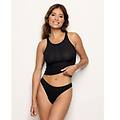 perizoma a costine soft modal rib / nero / s nero