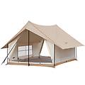 tenda casa pinehouse ii famiglia 3-4 persone da campeggio cotone