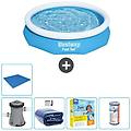 - piscina fuori terra in giro 305x66 cm blu include accessori coordinati cb16