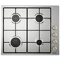 piano cottura gas 4 zone ylg 60 l inox (60cm)