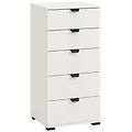 - cassettiera moderna 5 cassetti di design moderno industrial cm 45 x 40 x 95 h