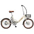 volt – bicicletta elettrica pieghevole 20 alluminio. beige plus