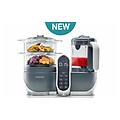 nutribaby + robot cuocipappa omogeneizzatore grigio
