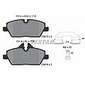 textar set di pastiglie freno 2391503 anteriore