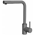 - miscelatore monocomando con canna girevole trail 18x32 cm granitek colore grigio cemento 48