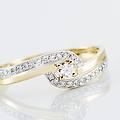 anello solitario sophia oro giallo diamante collezione sophia misura 56 oro giallo