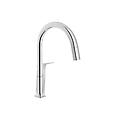 miscelatore per lavello monocomando serie acquaviva vv103127cr cromato ottone