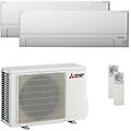 condizionatore electric serie bt dual split 9000+9000 btu r32 inverter a++ wifi unità esterna