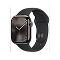 watch series 10 gps + cellular 42mm in titanio color ardesia con cinturino sport nero s/m