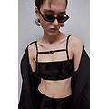reggiseno a fascia nero 44
