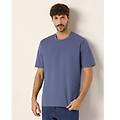 maglia girocollo a maniche corte fresh / blu chiaro / l blu chiaro