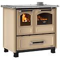 - cucina a legna family 4 5 acciaio porcellanato potenza termica nominale 9 kw 258 m3 riscaldabili